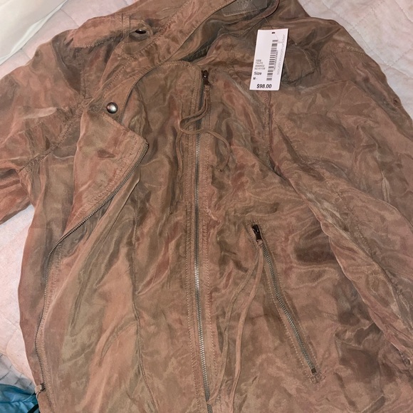 SOUTH MOON UNDER 
Taupe zip up jacket - Picture 3 of 3